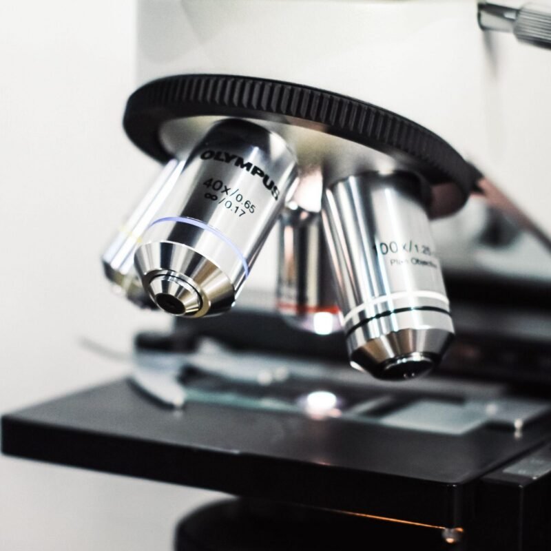 A science laboratory with scientific equipment during an experiment.